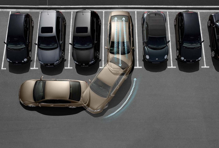 Правильная парковка задним ходом