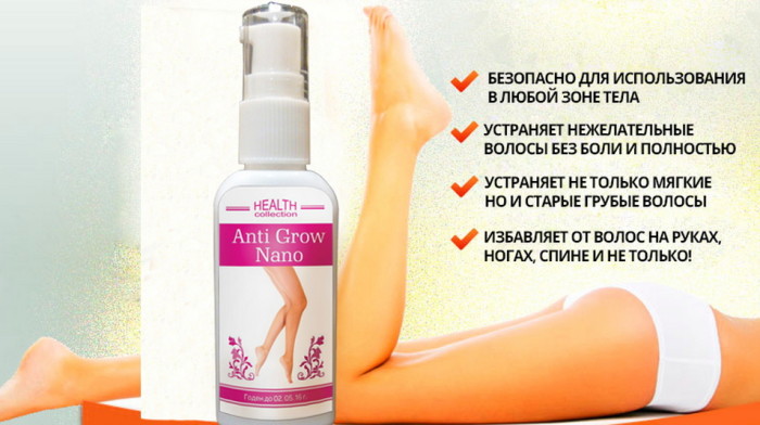 Anti Grow Nano средство для депиляции
