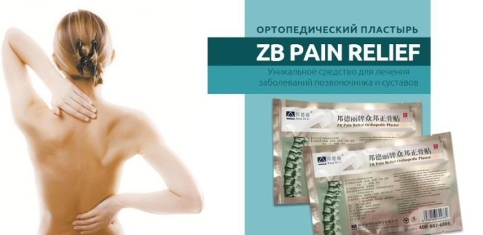 Пластырь ZB PAIN RELIEF