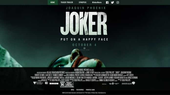 Фильм «Джокер» получил ожидаемый возрастной рейтинг