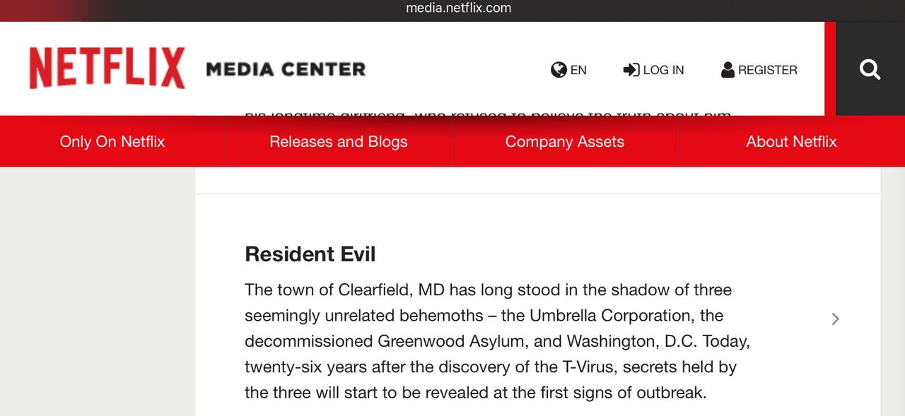 Утек сюжет сериала Resident Evil от Netflix