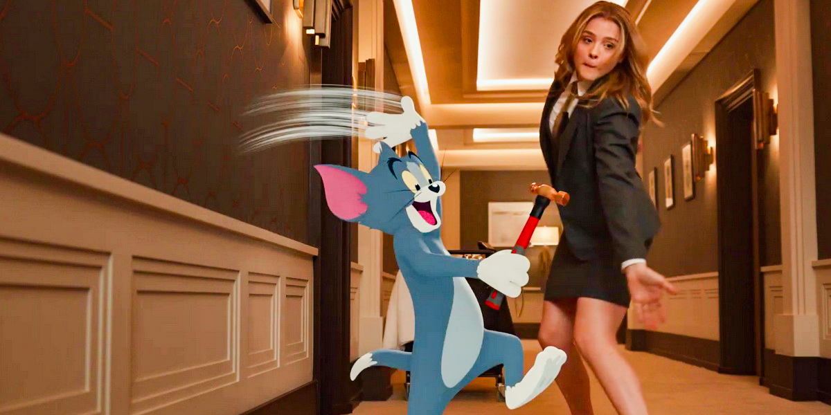 Обзор фильма «Том и Джерри» (2021). Хлоя Грейс Морец, кот и мышь