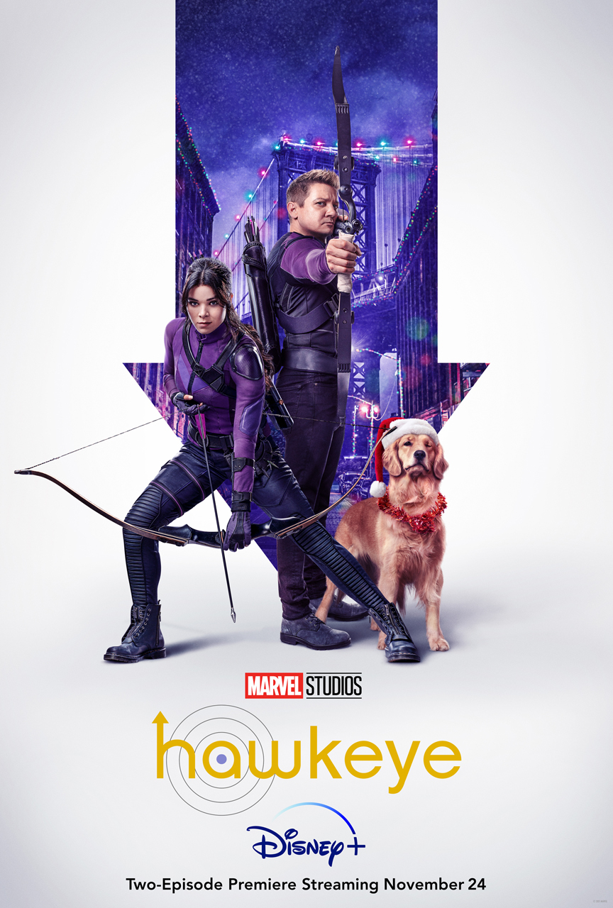 Marvel показали новый постер сериала «Соколиный глаз» с собакой Лаки
