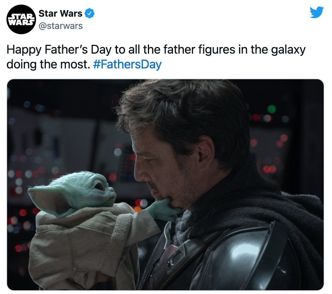 «Звездные войны» представали идеальное поздравление ко Дню отца