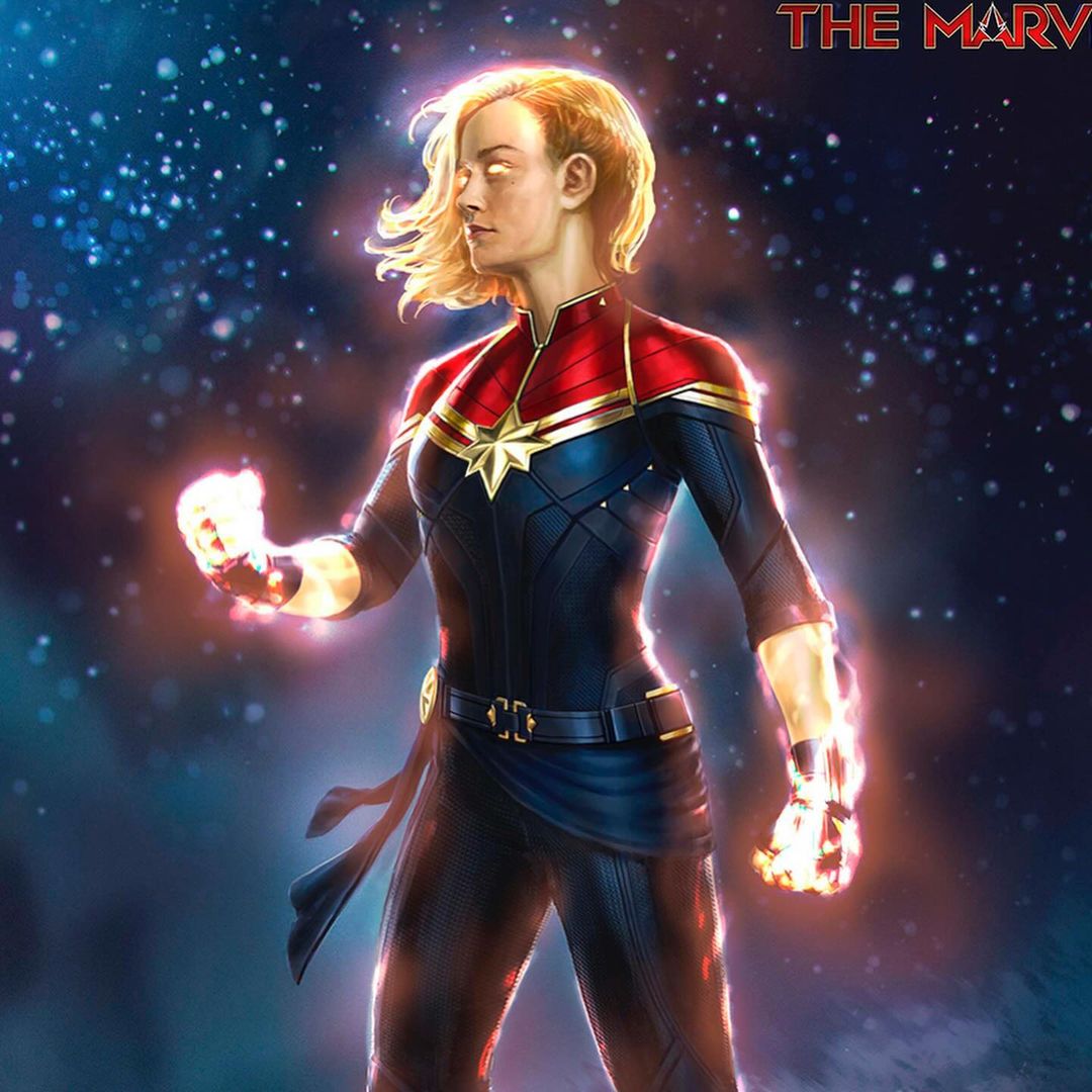 Показан изначальный костюм Капитана Марвел для сольного сиквела