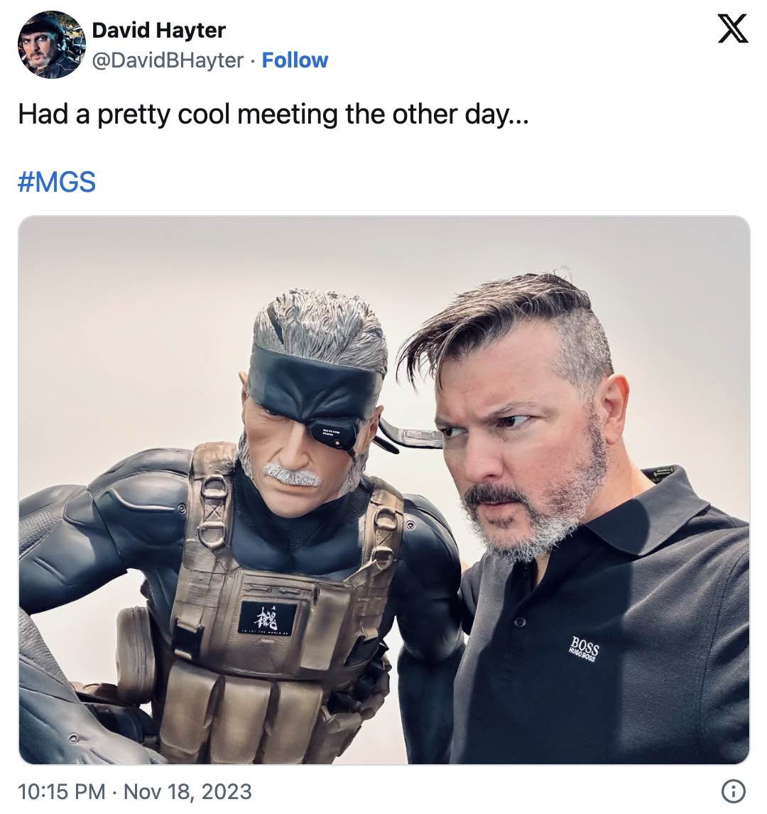 Тизер обновленной Metal Gear Solid 4 от актера, сыгравшего Солида Снейка