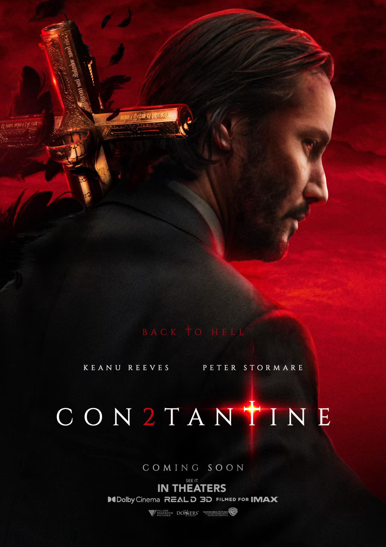 Фан-постер фильма «Константин 2» с Киану Ривзом предвкушает релиз