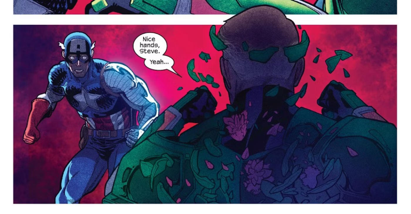 Marvel вновь столкнула Капитана Америку с сильнейшим противником - с самим собой Marvel вновь столкнула Капитана Америку с сильнейшим противником - с самим собой