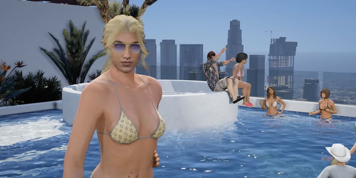 Трейлер GTA 6 впечатляюще воссоздан в Grand Theft Auto 5