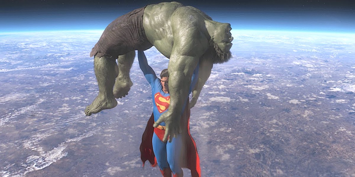 Битва Супермена против Халка в крутых фанатских роликах, которые вы могли пропустить