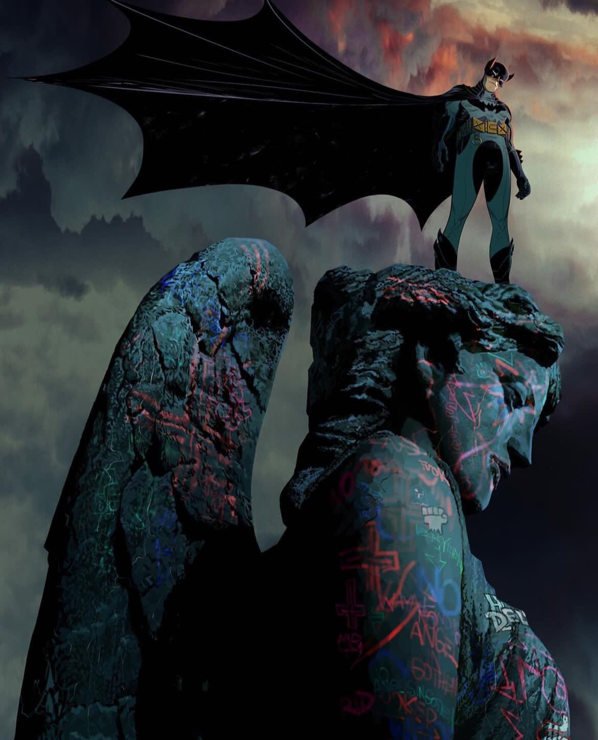 Бэтмен получил официальный редизайн от соавтора Gorillaz