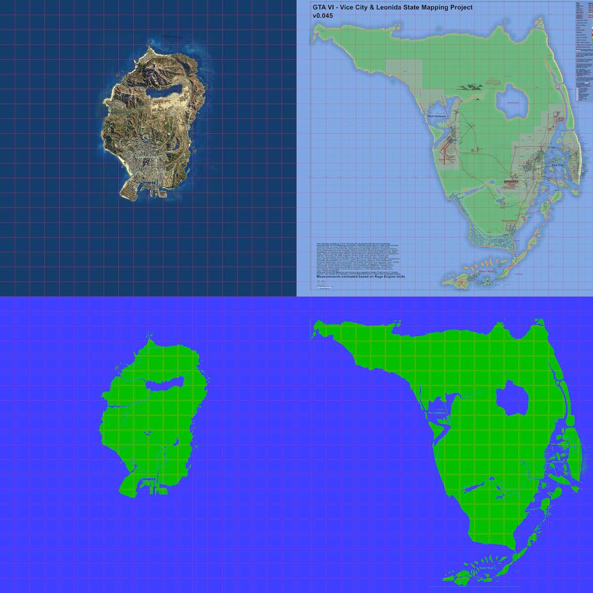 Карту GTA 6 сравнили в GTA 5 - открытый мир впечатляет