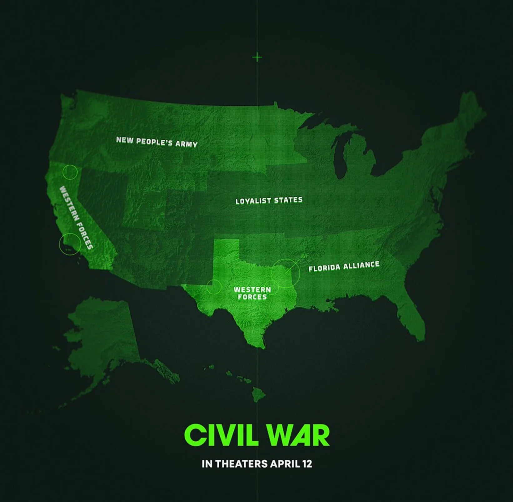 Как разделились США показали на постере фильма «Падение империи»