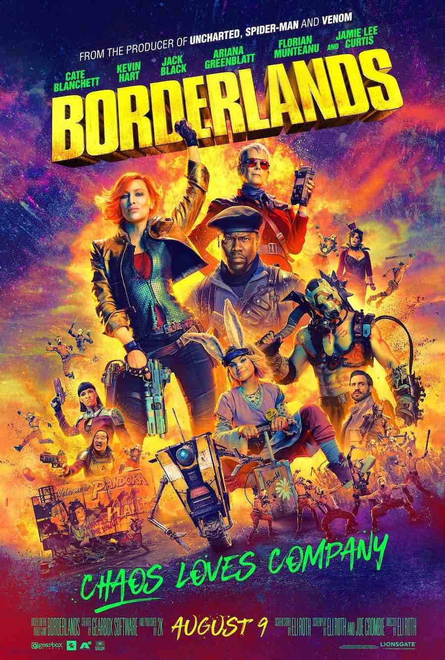 «Хаос любит компанию»: вышел новый постер фильма «Бордерлендс» по играм Borderlands