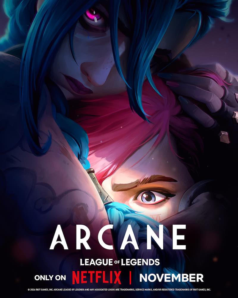Вышел первый постер 2 сезона сериала «Аркейн» по League of Legends
